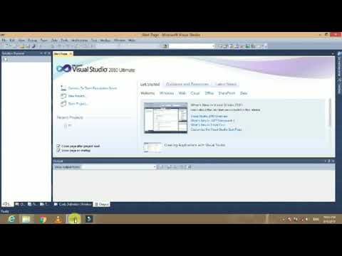 First program of visual c++, Visual studio 2010 Ultimate