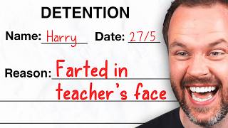 Funniest Kid Detention Slips