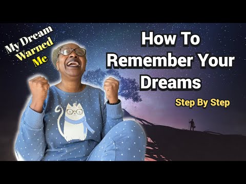 How To Remember Your Dreams For Beginners / Step By Step Dream Recall