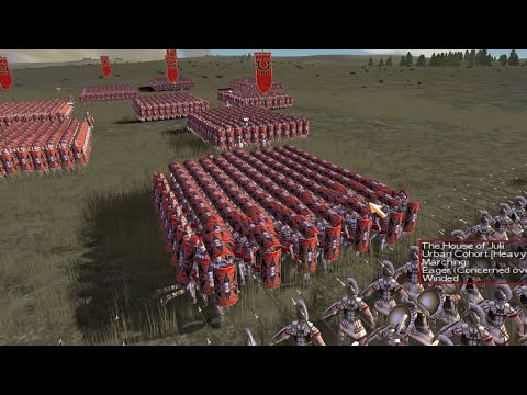 Rome Total War - Wedging Testudo vs. Phalanx