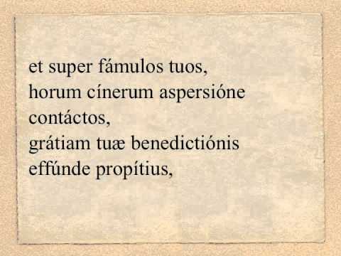 Feria IV Cinerum - Benedictio 1