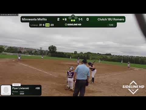 Clutch 18U Romero vs. Minnesota Misfits (2025.06.27)