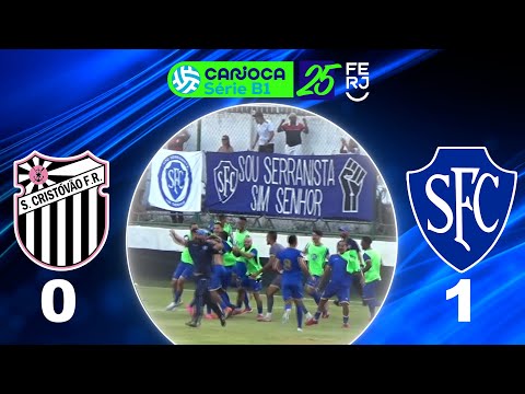 CARIOCA SÉRIE B1 PROF. (2025) - SEMIFINAL - JOGO VOLTA - SÃO CRISTOVÃO 0X1 SERRANO