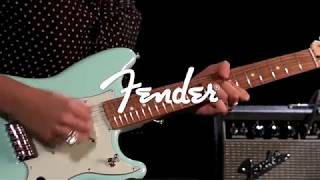 Video thumbnail for Fender Duo Sonic Electric Guitar, Pau Ferro, Surf Green | Gear4music demo by Gear4music Guitars