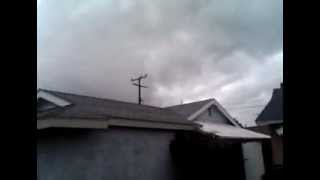 preview picture of video 'Tornado in Huntington  Beach Harbour and Sunset Beach'