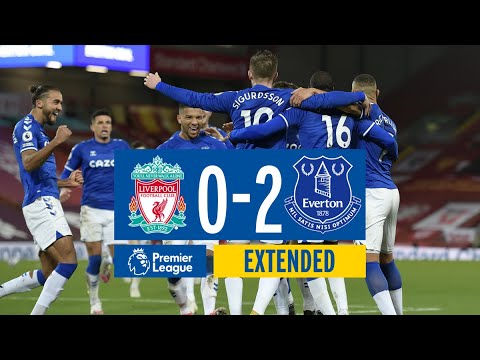 EXTENDED HIGHLIGHTS: LIVERPOOL 0-2 EVERTON