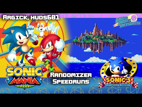 Sonic Mania Plus -Sonic 3 - Angel Island Revisited - Random Number Generation - GDQ Hotfix Speedruns