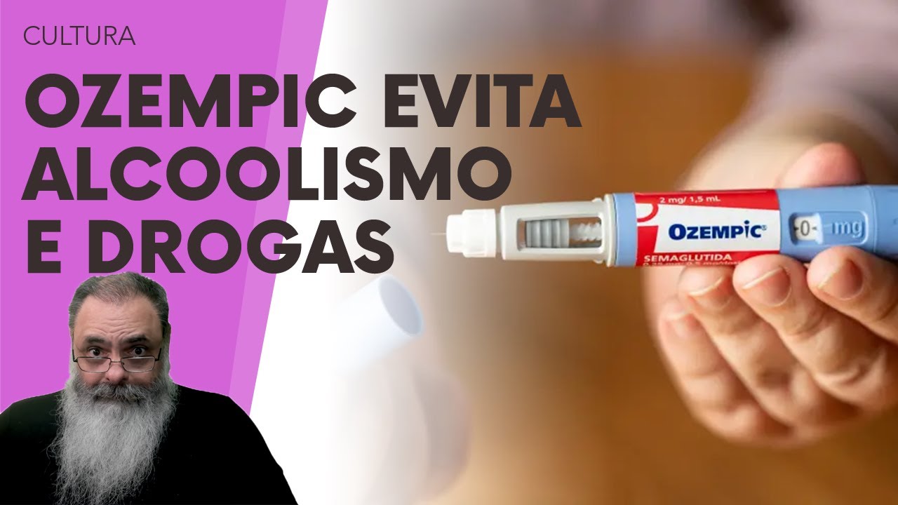 ESTUDO mostra que OZEMPIC, além da DIABETES, também AJUDA no ALCOOLISMO e CONSUMO de DROGAS