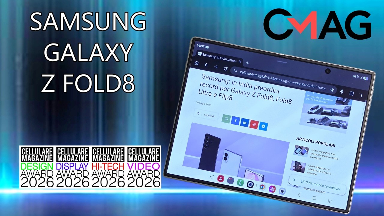 SAMSUNG Galaxy Z FOLD8 - La recensione