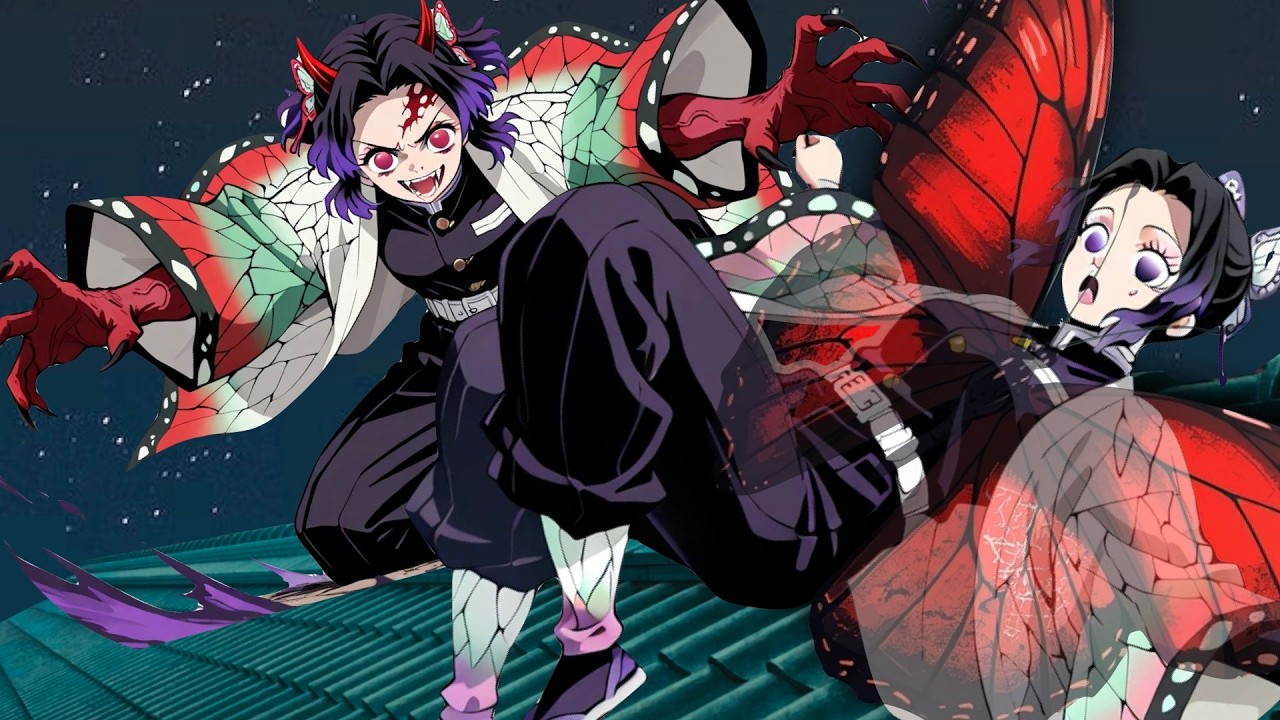 【鬼滅の刃】胡蝶しのぶにそっくりな鬼が現れた！毒の鬼血術で拘束される【Demonslayer】A demon that looks exactly like Shinobu has appeared!