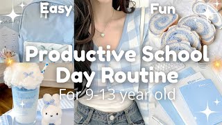 School Day Routine | Productive And Fun For Students ✨