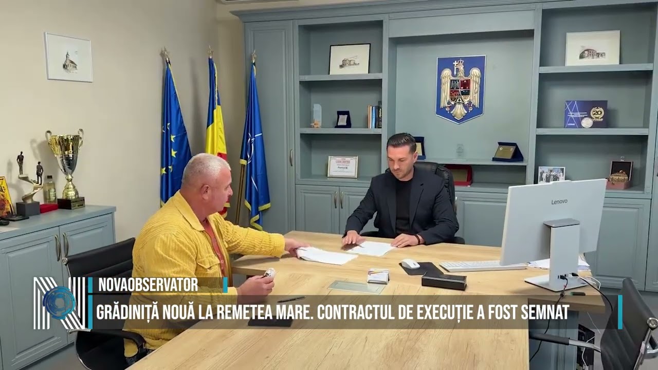 Grădiniță nouă la Remetea Mare. Contractul de execuție a fost semnat