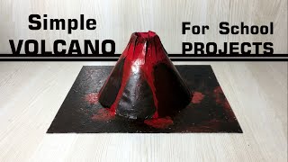 How to make | Volcano | Jwalamukhi | School | Science  | Project |