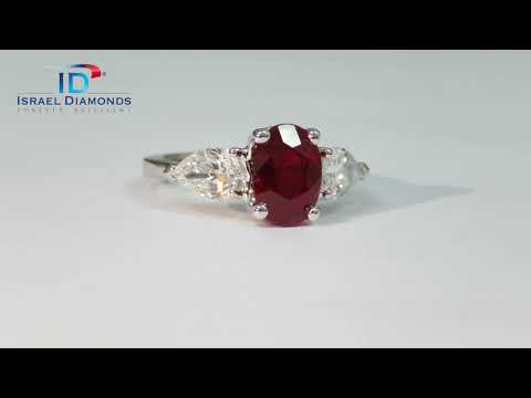 3.08 Cttw Ruby & Diamonds Ring