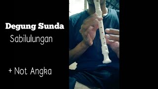 Download lagu Degung Sunda, Sabilulungan : Suling Recorder   Not Angka mp3
