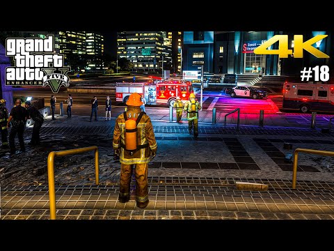GTA 5 Enhanced Edition Gameplay Walkthrough Part 18 - Realistic ULTRA Graphics PC [4K 60FPS]
