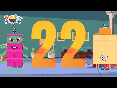 Numberblocks Magic Run World Museum 22 New Season | Numberblocks Find Missing Number Magic adventure