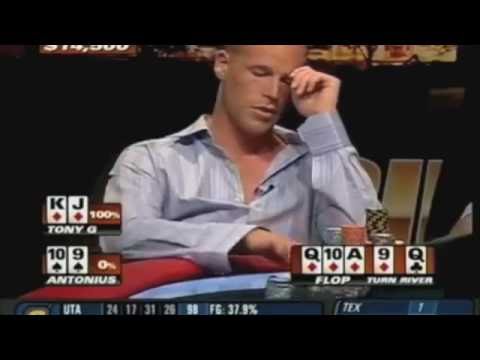 TONY G FLOPS ROYAL FLUSH AGAINST PATRICK ANTONIUS