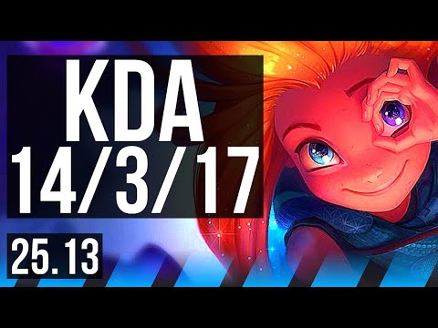 ZOE vs FIZZ (MID) | 14/3/17, Legendary | KR Master | 25.13