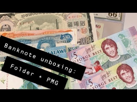 Banknote Unboxing: Folders + PMG