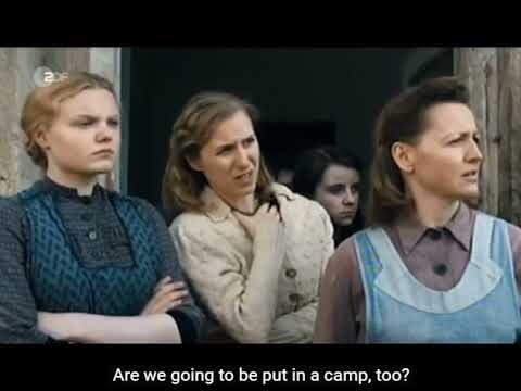 German village educated about Buchenwald by U.S. officers - German drama series 'Tannbach' extract