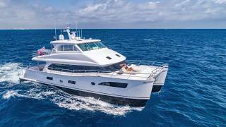 Our Visit 65&#39; Horizon Power Catamaran Mucho Gusto   HD 1080p