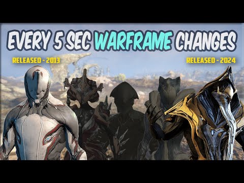 Every 5 Sec Warframe Changes Part 3🤔 All Warframe Locations 2013 - 2024