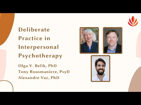 Interpersonal psychotherapy deliberate practice webinar thumbnail
