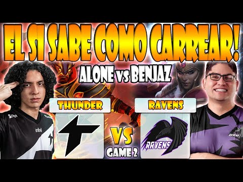 THUNDER AWAKEN VS RAVENS BO3[GAME 2]ALONE VS BENJAZ - DPC SA 2023 TOUR 1: DIVISION 1-DOTA 2