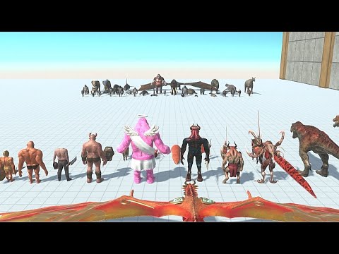 BLACK TEAM VS RED TEAM - Animal  Revolt Battle  Simulator