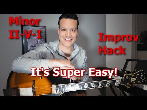 Soloing on a minor II-V-I is super easy, here's how!