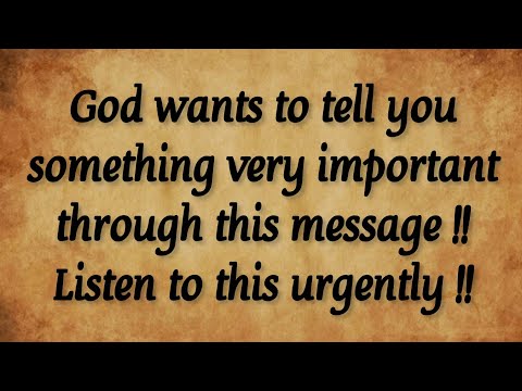 🎉 God wants to tell you something very important through this message 💯 God's message for you today
