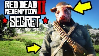 SECRET PIG MASK IN RED DEAD REDEMPTION 2! How to Find New Mask in RDR2