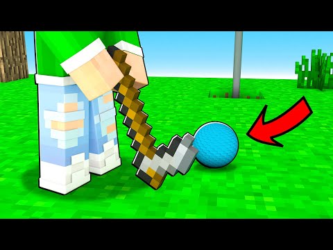 I PLAY GOLF WITH MY FRIENDS in MINECRAFT!