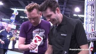 Video thumbnail for NAMM '14 - Sonuus Voluum Pedal Demo by Premier Guitar