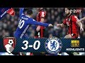 Bournemouth Vs Chelsea  3-0 (1-2-2018) | All Gals & Highlights