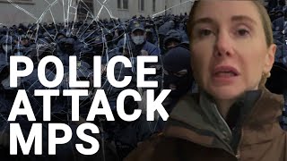 Pro-Kremlin government ‘violently attacking MPs’ in Tbilisi | Tina Bokuchava