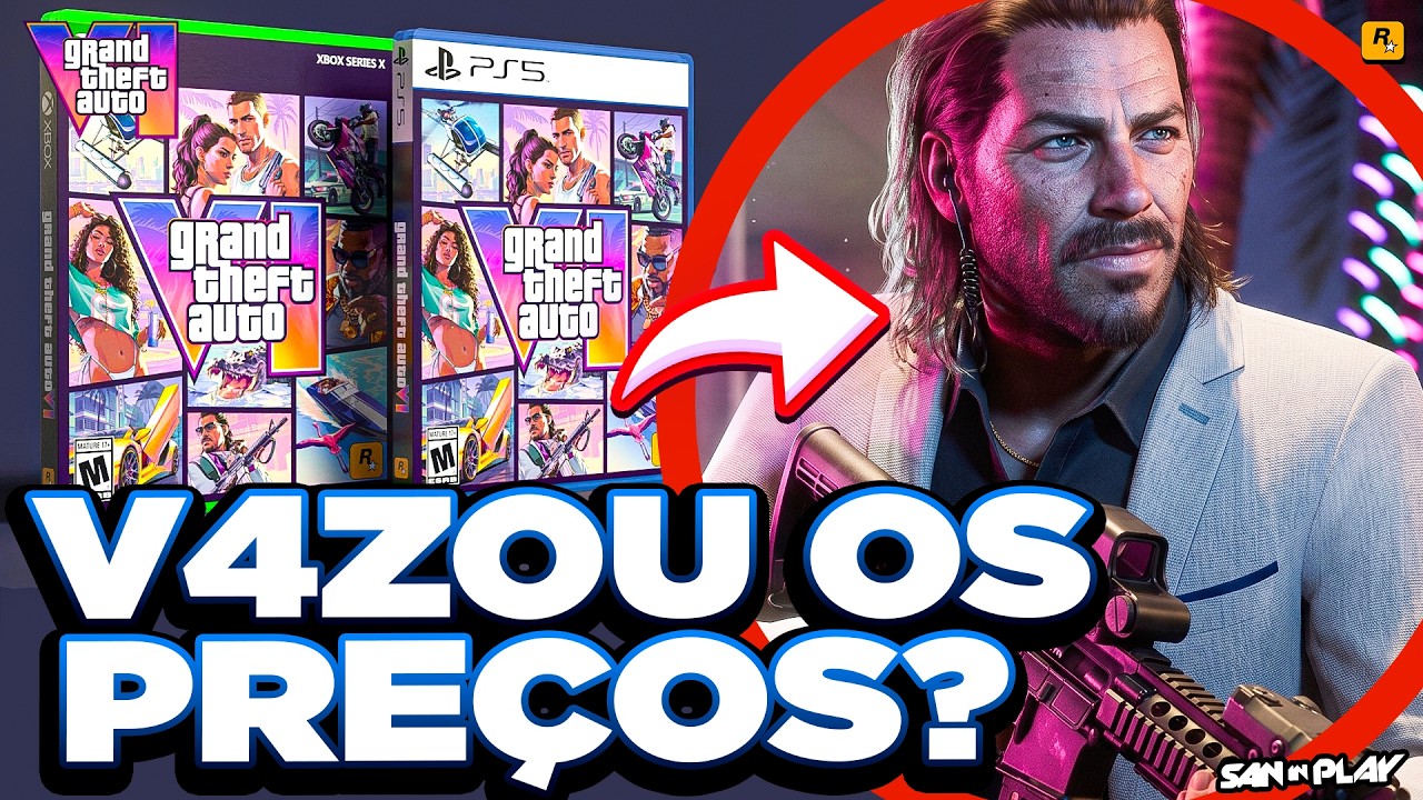 GTA 6: Mal saiu a PRÉ-VENDA e já tem NOVO V4ZAMENT0... - Ator, Trailer 3 e Preços! (Confira) #gta6