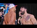 FIRED UP Mike Perry gets in Eddie Alvarez face in HEATED BKFC 56 weigh in