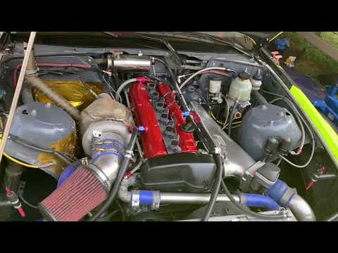 2JZ POWERED BASTER GARAGE BMW E36 DRIFTING - Sebastian Szelenbaum | TrackWood 2019 |