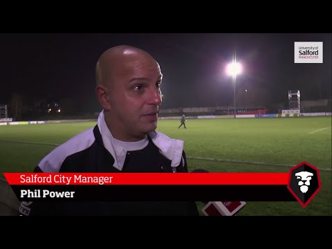 Salford City 2-2 Warrington Town - Phil Power post match interview