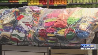United Supermarkets donate 1,000 pairs of socks to Lubbock Salvation Army