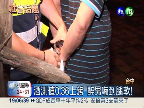 酒駕新車撞消防栓 "噴泉"狂冒!