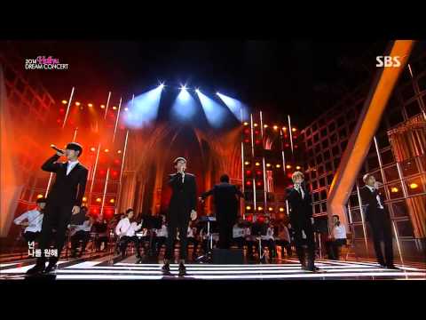 141012 - Mirotic - Daehyun, EunKwang, Youngjae, LEO @ Hallyu Dream Concert Special Stage