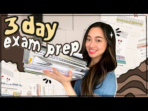 how to STUDY FOR AN EXAM in 3 days and SCORE A+ (exam hacks you didn't know)