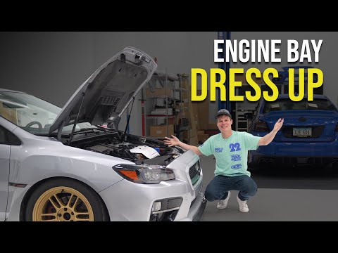 ENGINE BAY MODS for the WRX
