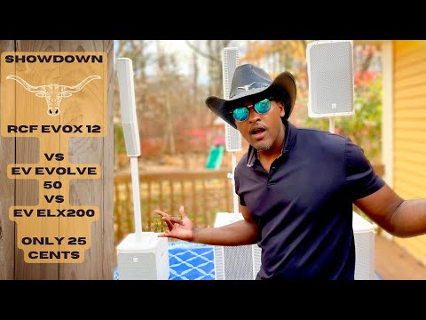 RCF EVOX 12 vs EV EVOLVE 50 vs EV ELX200 12P/18SP SPEAKER SHOWDOWN 4K