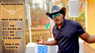 Video thumbnail for RCF EVOX 12 vs EV EVOLVE 50 vs EV ELX200 12P/18SP SPEAKER SHOWDOWN 4K by Lavish Life Events Dj Peck