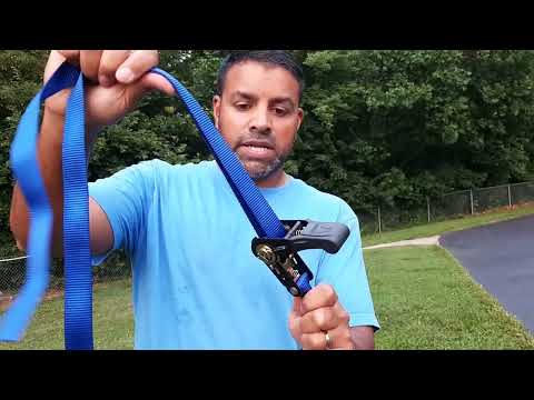 AUGO Ratchet Tie Down Straps - Review and How to Use