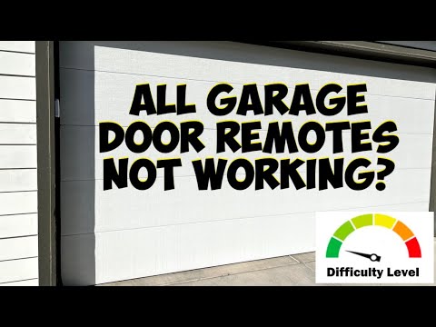 All Garage Door Remotes Stopped Working | Easy DIY Repair